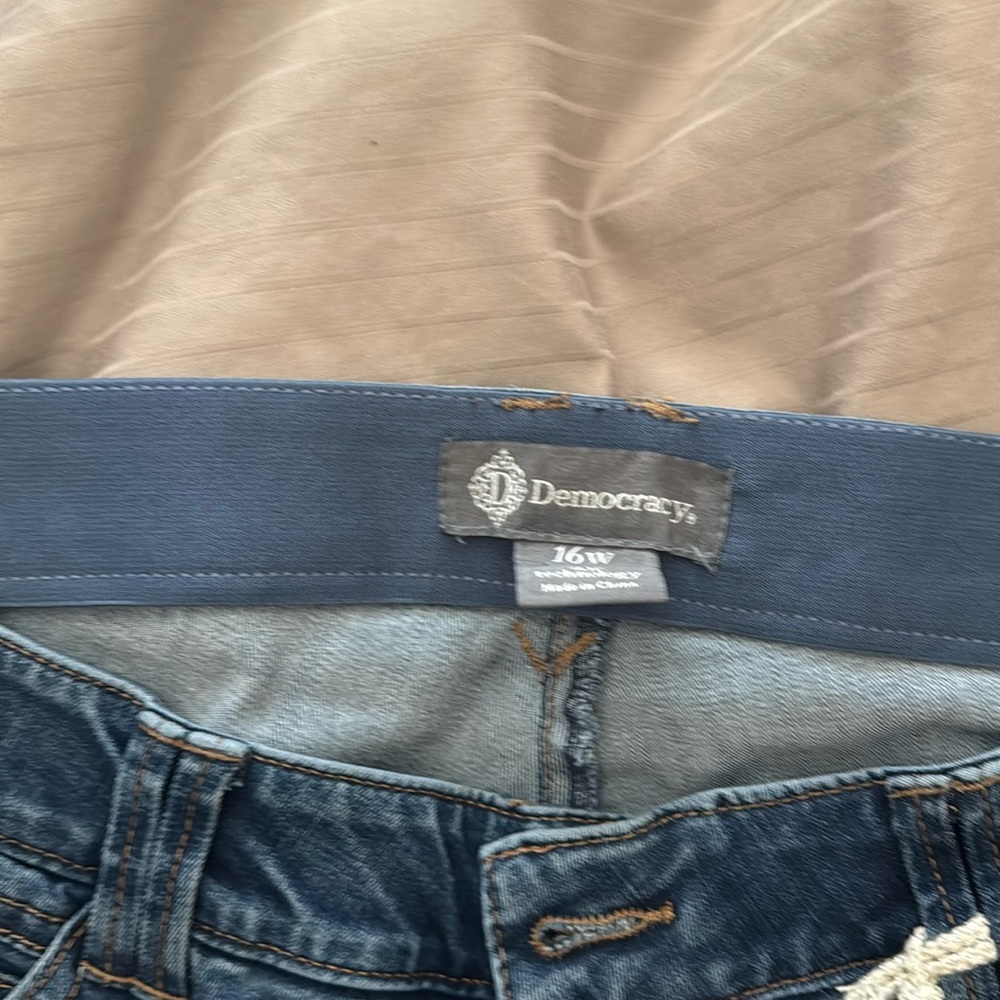 Women plus jeans